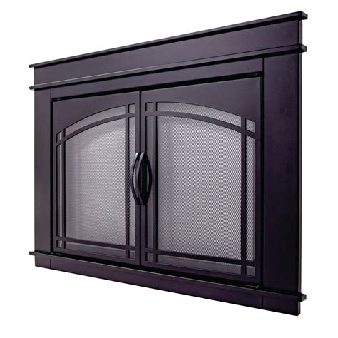 Symple Stuff Guion Cabinet Style Steel Fireplace Doors 